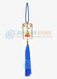 Lord Buddha and Dr. Ambedkar Home or Car Hanging 2