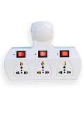 Multi Plug Point Universal Socket with LED Indicator hover