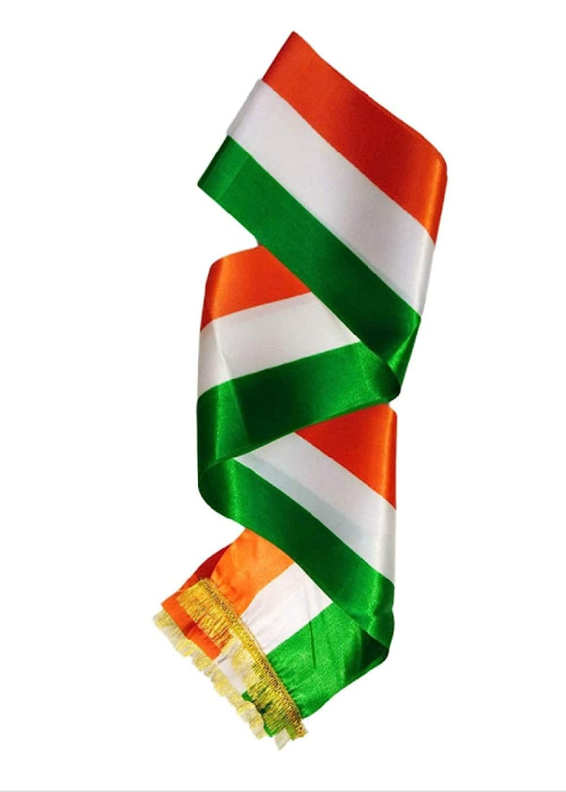 Tiranga or Tricolor Stole Patka (Set of 2)
