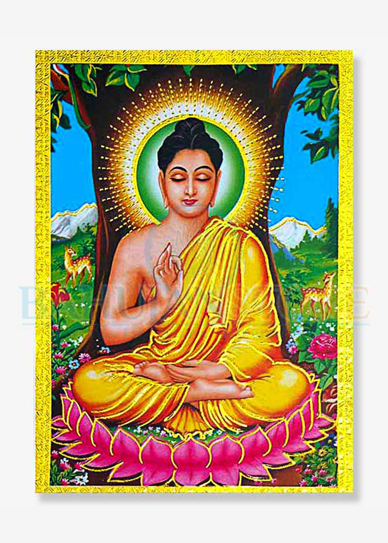 Buddha Photo size 5x7 inches