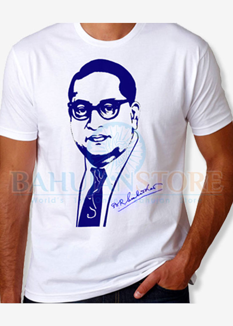 Babasaheb Dr. Ambedkar with Signature Awesome T-Shirt