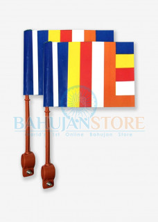 Panchsheel Flag for Bike (Pack of 2 Flags) 2