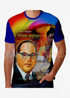 Rashtrabhakt Dr. Ambedkar with Buddha T-Shirt 2