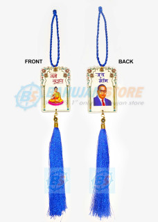 Lord Buddha and Dr. Ambedkar Home or Car Hanging