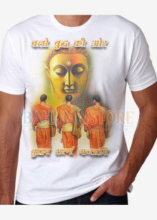 Chalo Buddh ki Or T-Shirt (100 Pcs)