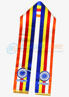 Buddhist Panchshil Patka (Set of 2)