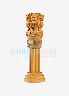 Wooden Ashok Stambh 8 inch