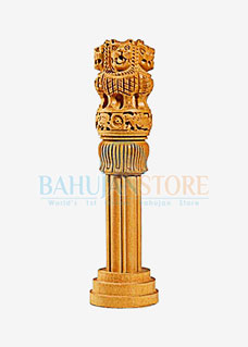 Wooden Ashok Stambh 10 inch 2
