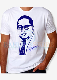 Babasaheb Dr. Ambedkar with Signature Awesome T-Shirt