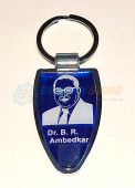 Dr. B. R. Ambedkar Metal with Crystal Keychain 1