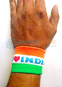 Trianga Tricolors fine quality Wrist Hand Bands (Pack of 2 pcs) 1