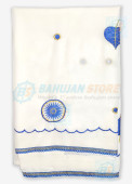 Special Dhamma Chakra Saree fully Embroidery with Blouse  2