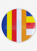 Punchsheel Flag Round Plastic Badge (100 PCS)