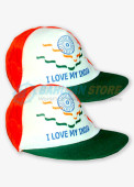 Tri Color Cap For Kids Independence & Republic Day celebration (Pack of 2)