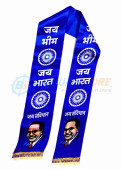 Jai Bhim Blue Patke Dupatte (Pack of 50 pcs)