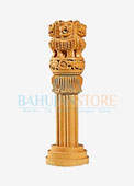 Wooden Ashok Stambh 8 inch