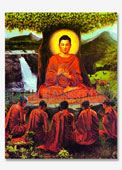 Lord Buddha Big Poster 17x22 Inches