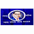 Jai Bhim Blue Ashok Chakra Satin Flag 40x60 inches…
